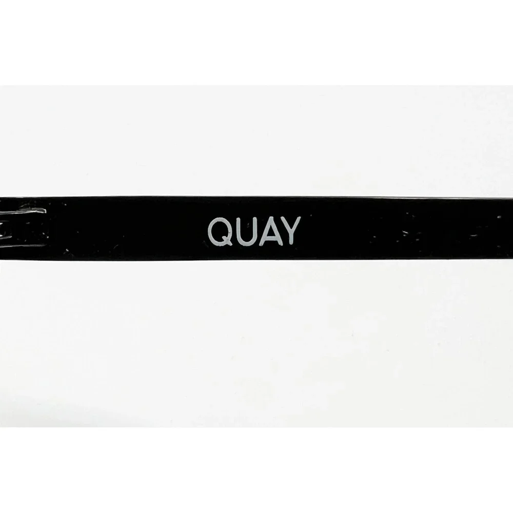 Quay Eyeglasses Womens Black Coffee Run 126 Square Frames